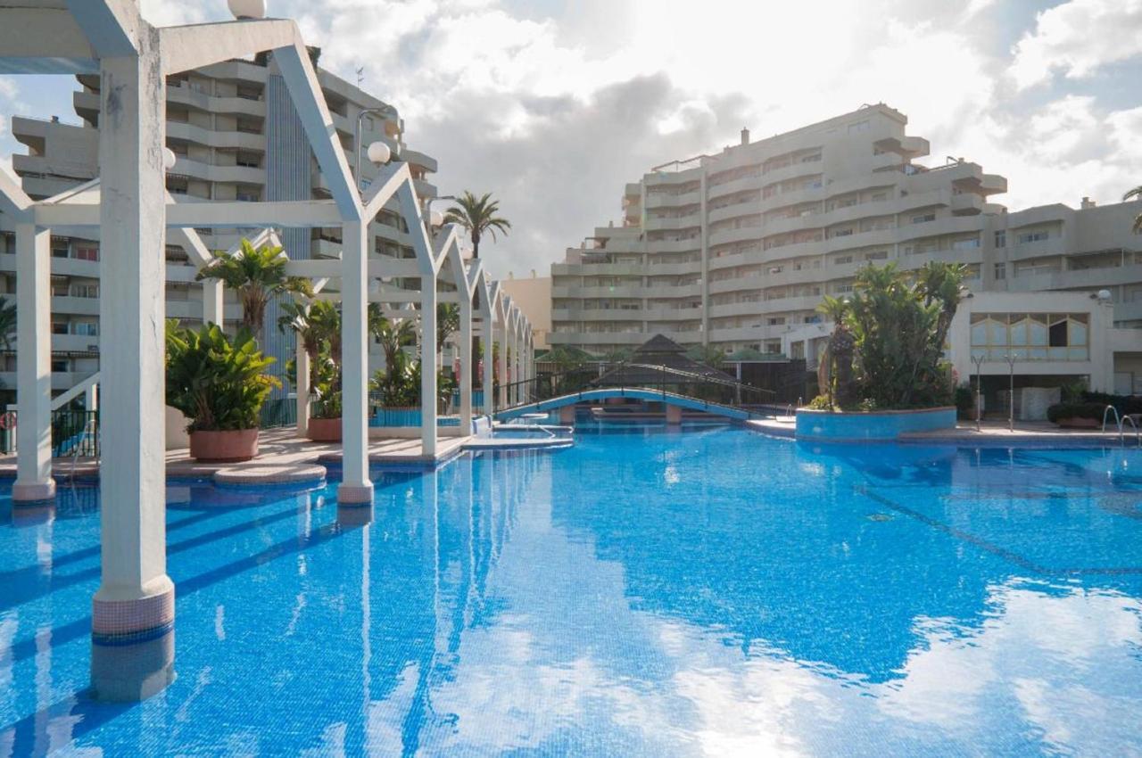 "Vive Benal Beach" Estudio Gran Terraza Y Parque Acuatico 1319 ベナルマデナ エクステリア 写真