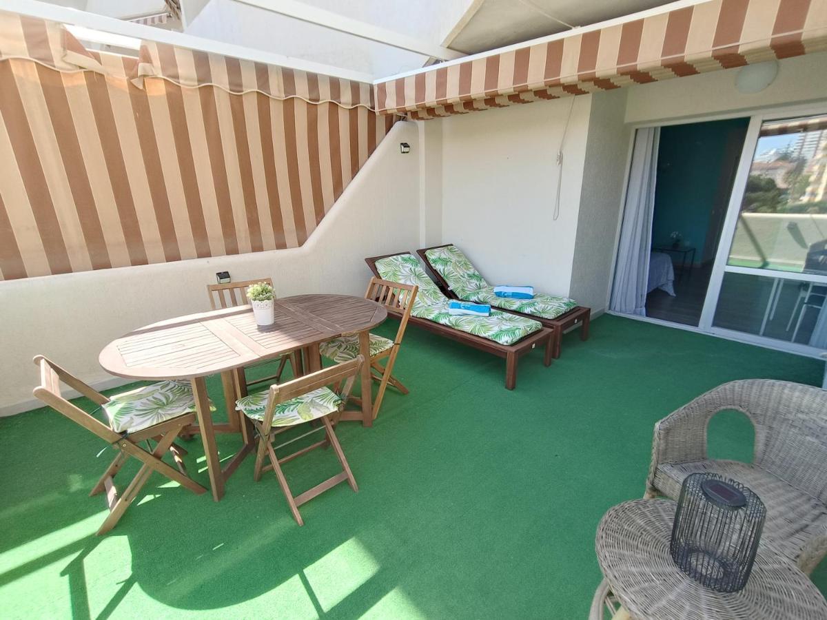 "Vive Benal Beach" Estudio Gran Terraza Y Parque Acuatico 1319 ベナルマデナ エクステリア 写真
