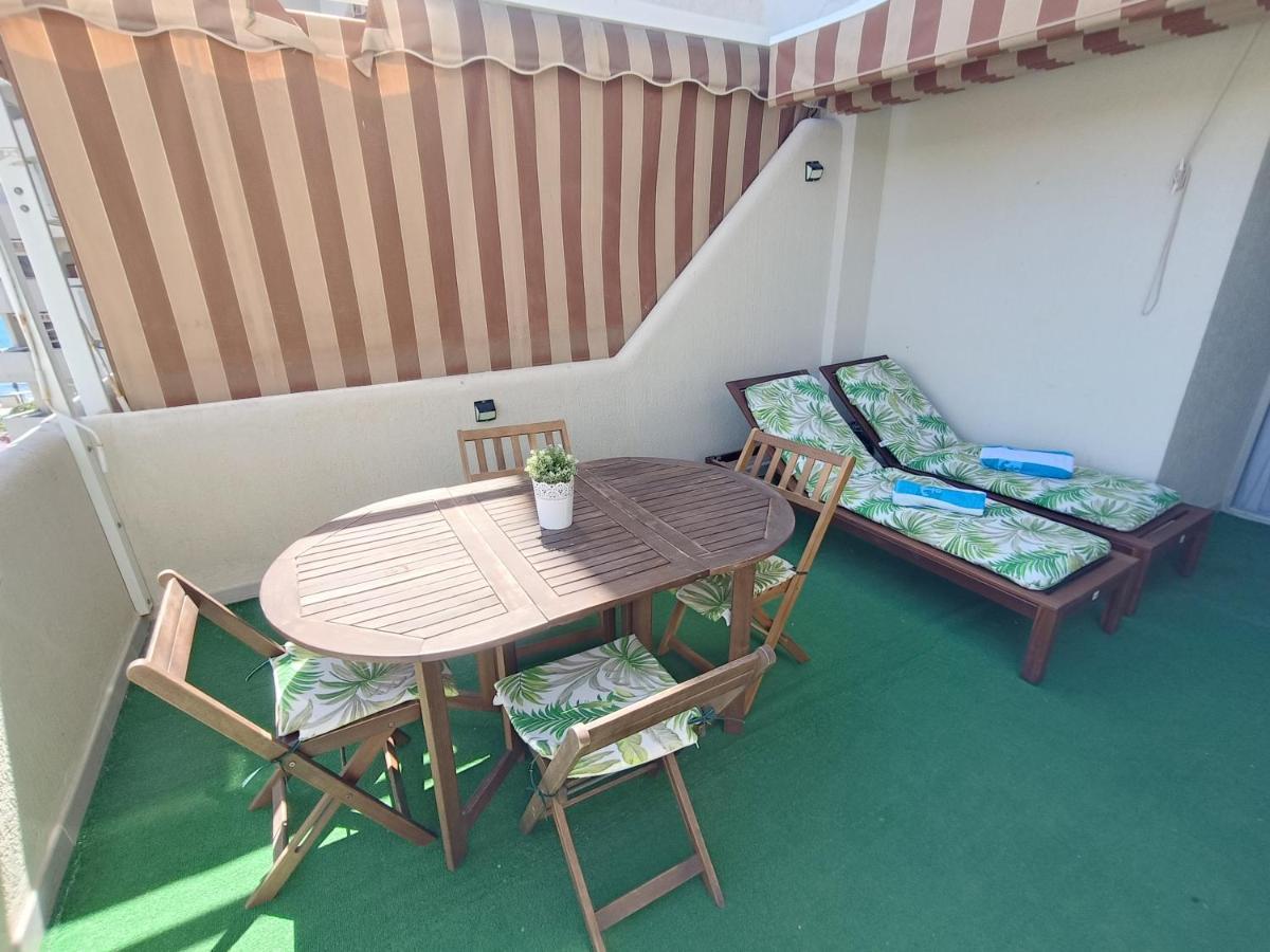"Vive Benal Beach" Estudio Gran Terraza Y Parque Acuatico 1319 ベナルマデナ エクステリア 写真